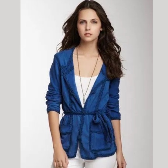 What Goes Around Comes Around Tops - What Goes Around Comes Around blue suede top S M What Goes Around Comes Around Tops - What Goes Around Comes Around blue suede top S M